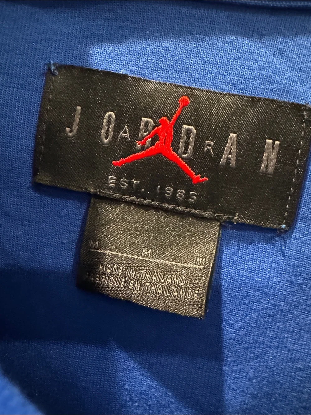Jordan Royal Blue men’s  Full-Zip Hoodie with Gators Patch